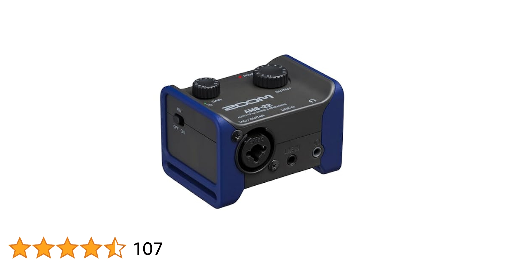 ZOOM AMS-22 オーディオインターフェース Zoom AMS-22